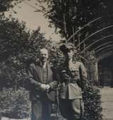 Edoardo e Guido (in divisa da ufficiale dell'esercito (seconda metà anni trenta del Novecento)